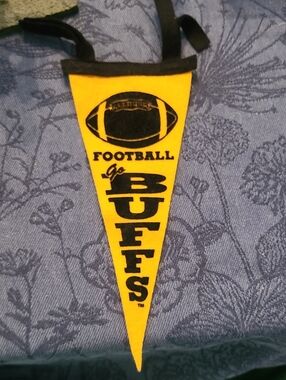 Miniature Vintage CU Buffs Football Pennant